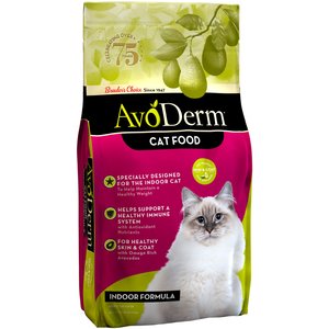 AvoDerm Natural Indoor Formula Adult Dry Cat Food, 6-lb bag