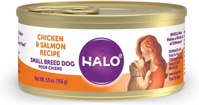 Halo Chicken & Salmon Recipe Grain-Free Small Breed Canned Dog Food, slide 1 of 1