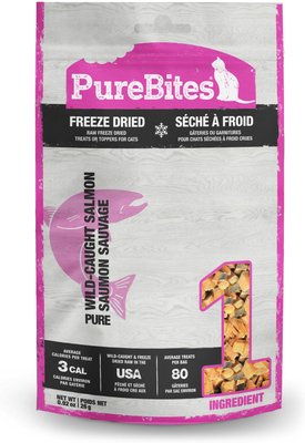PureBites Salmon Freeze-Dried Raw Cat Treats, slide 1 of 1