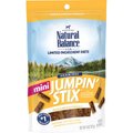 Natural Balance Limited Ingredient Diets Mini Jumpin’ Stix Duck & Potato Formula Dog Treats, 4-oz bag