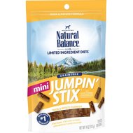 Natural Balance Limited Ingredient Diets Mini Jumpin’ Stix Duck & Potato Formula Dog Treats