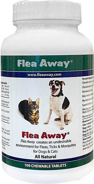 Flea Away Flea & Tick Oral Treatment for Dogs & Cats, 100 Chewable Tablets slide 1 of 4