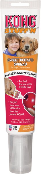 KONG Stuff'N Sweet Potato Spread Dog Treat, 5-oz tube slide 1 of 6
