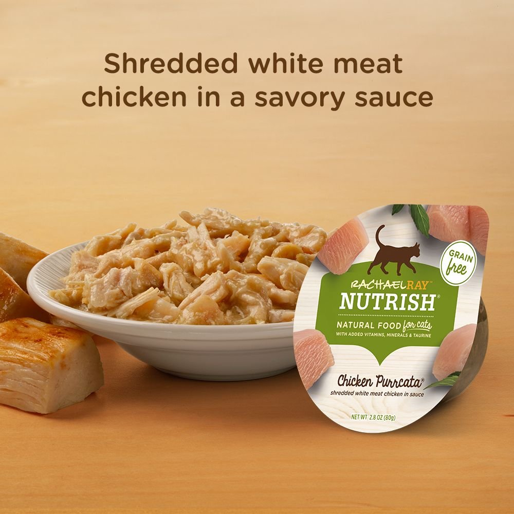RACHAEL RAY NUTRISH Chicken Purrcata Natural Grain-Free Wet Cat Food, 2 ...