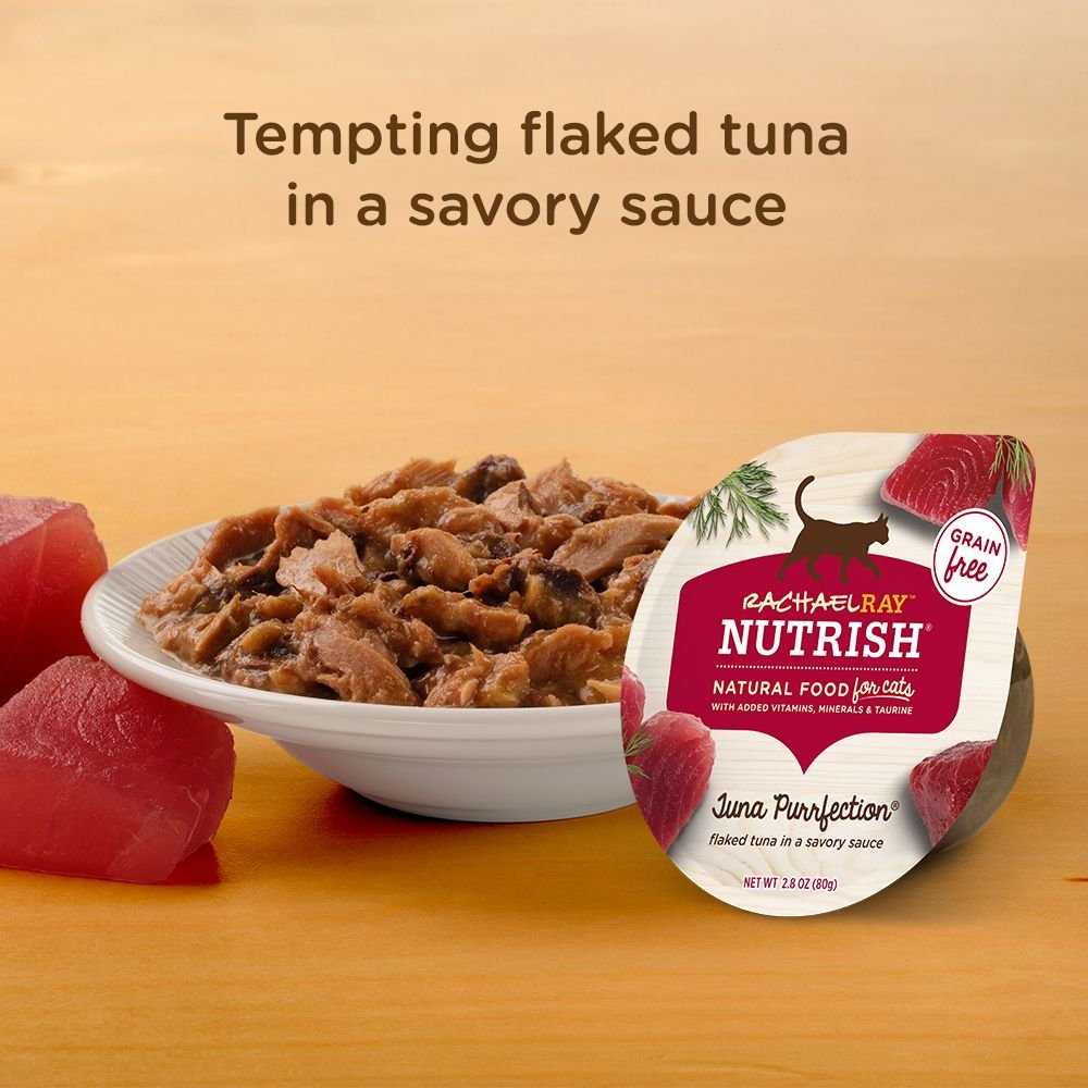 Rachael Ray Nutrish Tuna Purrfection Natural GrainFree Wet Cat Food, 2