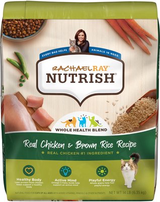 Rachael Ray Nutrish Natural Chicken & Brown Rice Recipe Dry Cat Food, slide 1 of 1