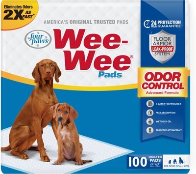 Wee-Wee Odor Control Dog Pee Pads, 22 x 23-in, Unscented, slide 1 of 1