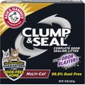 Arm & Hammer Litter Clump & Seal Multi-Cat Scented Clumping Clay Cat Litter, 19-lb box