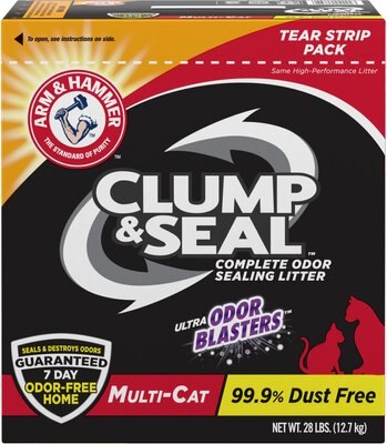 Arm & Hammer Litter Clump & Seal Multi-Cat Scented Clumping Clay Cat Litter, slide 1 of 1