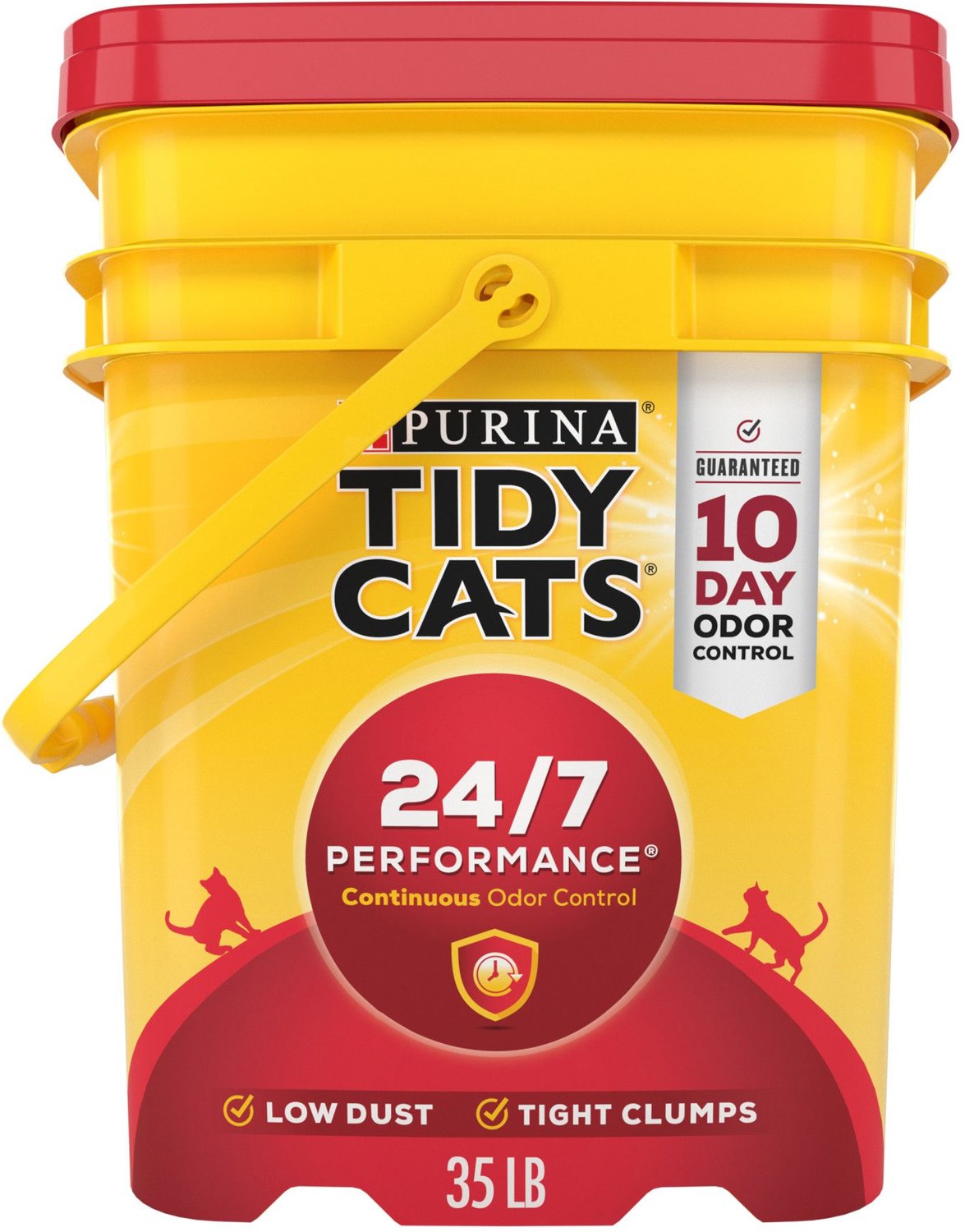 TIDY CATS 24/7 Performance Scented Clumping Clay Cat Litter, 35lb pail