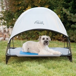 K&H Pet Products Cot Canopy for Elevated Dog Bed, Gray, Medium
