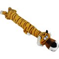 Multipet Dawdler Dudes Squeaky Plush Dog Toy, Tiger