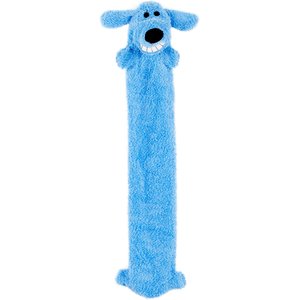 Multipet Loofa Light-Weight Squeaky Stuffing-Free Dog Toy, Color Varies, Small