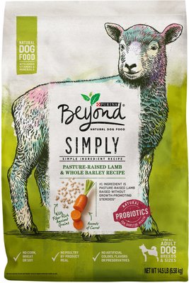 Purina Beyond Simply Pasture Raised Lamb & Whole Barley Recipe Dry Dog Food, slide 1 of 1