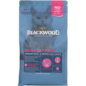 Blackwood Chicken Meal & Rice Recipe Adult Dry Cat Food, 4-lb bag
