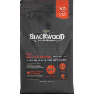 Blackwood 3000 Lamb Meal & Brown Rice Recipe Everyday Diet Dry Dog Food, 5-lb bag