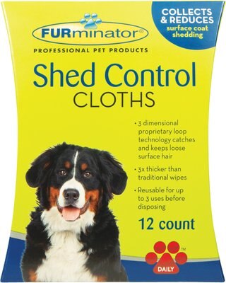 FURminator Shed Control Dog Cloths, slide 1 of 1