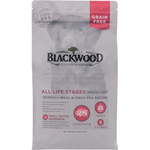 Blackwood Buffalo Meal & Field Pea Recipe Grain-Free Dry Dog Food, 15-lb bag