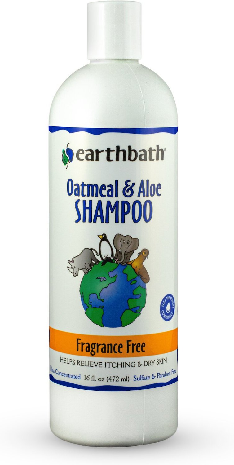 Earthbath Oatmeal & Aloe Fragrance-Free Dog & Cat Shampoo