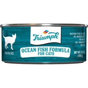 Triumph Ocean Fish Formula Canned Cat Food, 5.5-oz, case of 24