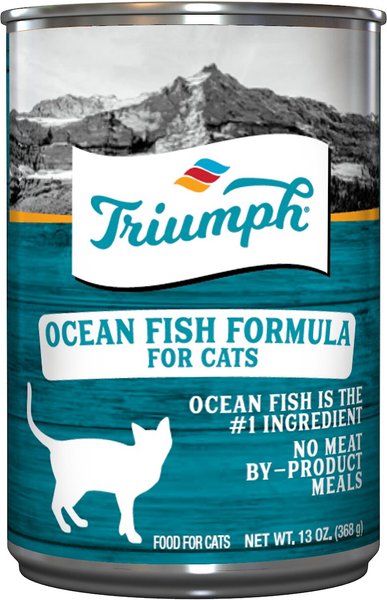 Triumph Ocean Fish Formula Canned Cat Food, 13.2-oz, case of 12 slide 1 of 5