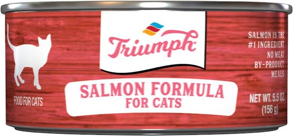 Triumph Salmon Formula Canned Cat Food, 5.5-oz, case of 24 slide 1 of 1