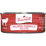 Triumph Salmon Formula Canned Cat Food, 5.5-oz, case of 24