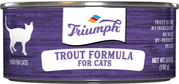 Triumph Trout Formula Canned Cat Food, 5.5-oz, case of 24 slide 1 of 1