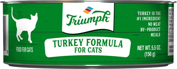 Triumph Turkey Formula Canned Cat Food, 5.5-oz, case of 24 slide 1 of 1