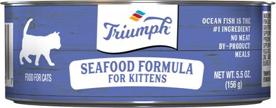 Triumph Seafood Formula for Kittens Canned Cat Food, slide 1 of 1