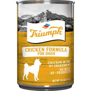 Triumph Chicken Formula Canned Dog Food, 13.2-oz, case of 12