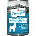 Triumph Lamb, Rice 'N Vegetable Formula Canned Dog Food, 13.2-oz, case of 12