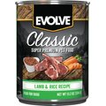 Evolve Classic Lamb & Rice Recipe Canned Dog Food, 13.2-oz, case of 12