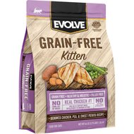 Evolve Chicken, Pea, & Sweet Potato Recipe Kitten Formula Grain-Free Dry Kitten Food