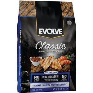 Evolve Classic Deboned Chicken & Brown Rice Recipe Dry Dog Food, 30-lb bag