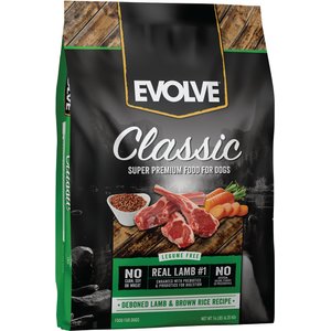 Evolve Deboned Lamb & Brown Rice Recipe Dry Dog Food, 14-lb bag