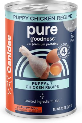 CANIDAE PURE Puppy Grain-Free Limited Ingredient Chicken Recipe Canned Dog Food, 13-oz, slide 1 of 1