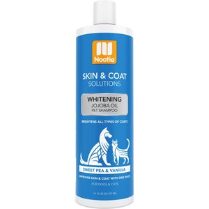 Nootie Sweet Pea & Vanilla Whitening Dog & Cat Shampoo, 16-oz bottle
