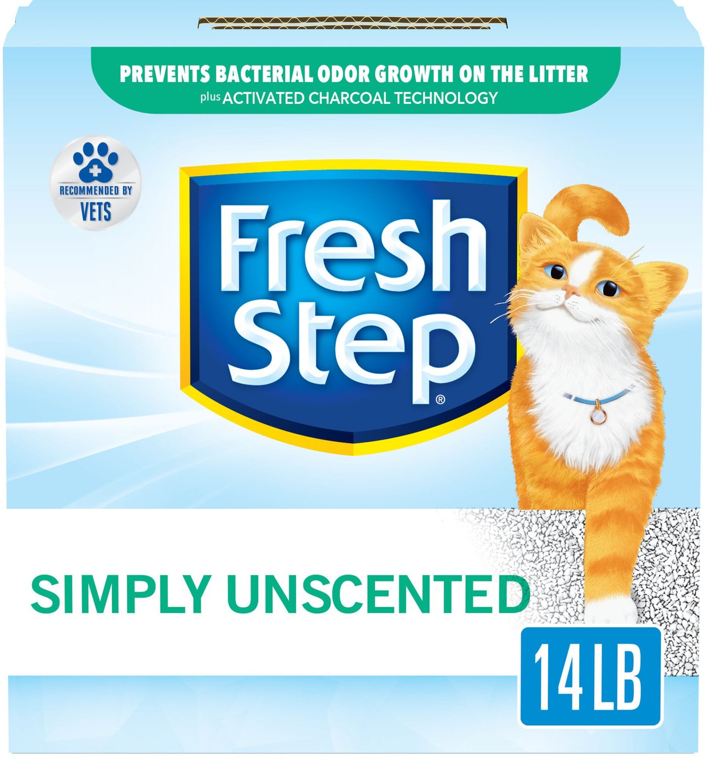 Fresh Step Ultra Unscented Clumping Clay Cat Litter, 14lb box
