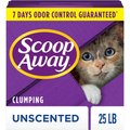 Scoop Away Unscented Clumping Clay Cat Litter, 25-lb box