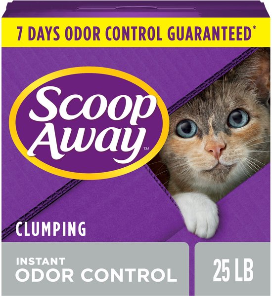 Scoop Away Clean Breeze Scented Clumping Clay Cat Litter, 25-lb box slide 1 of 5