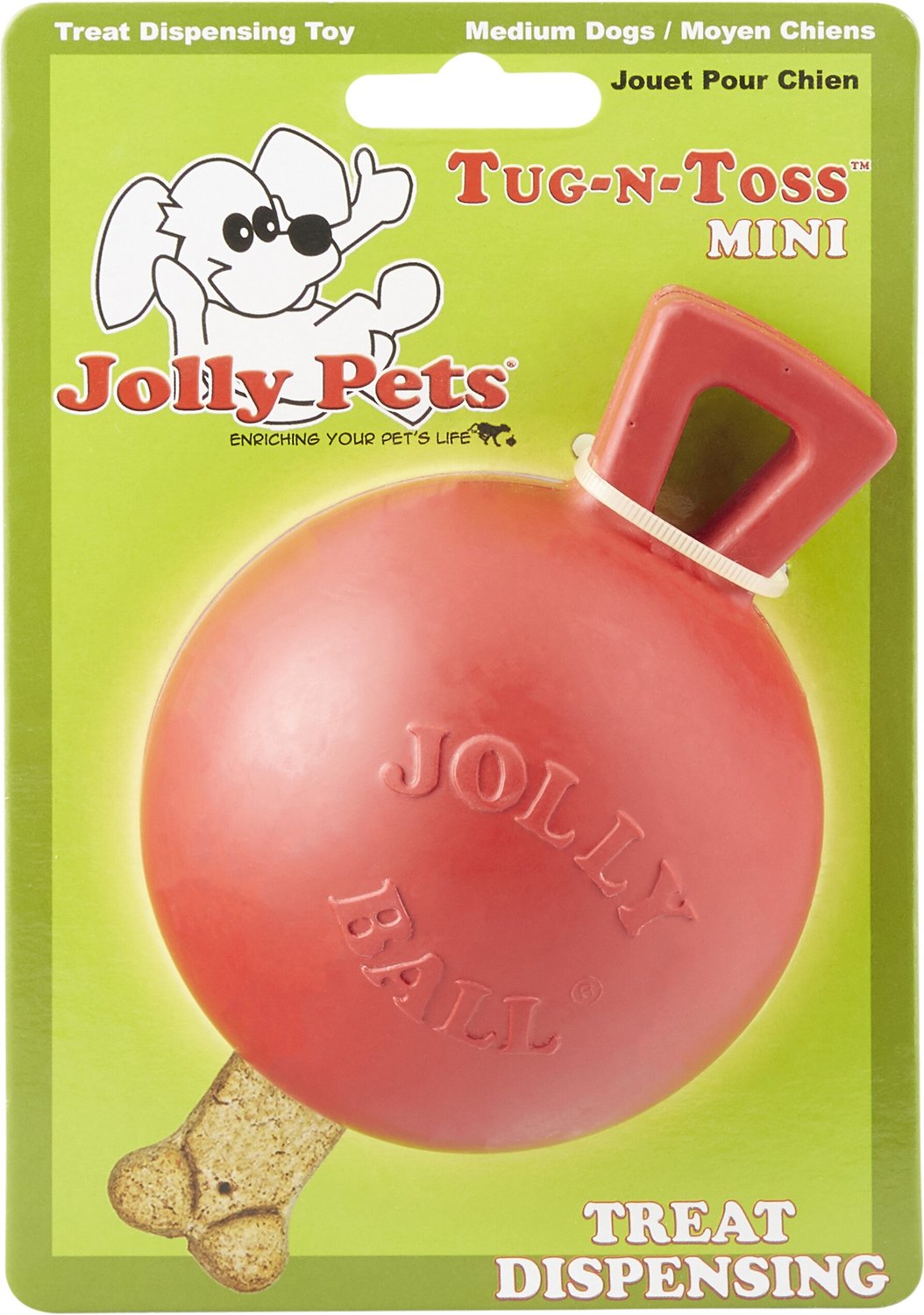 Jolly Pets 4.5-Inch Teaser Ball Red