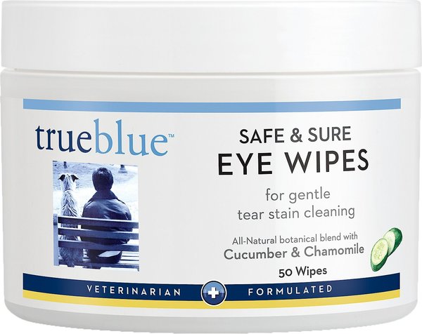 TrueBlue Pet Products Safe & Sure Dog Eye Wipes, 50 count slide 1 of 6