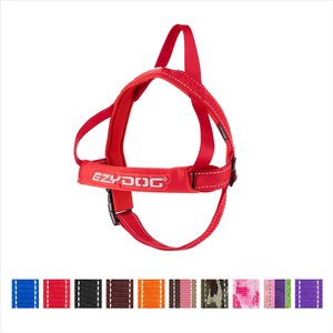 EzyDog Quick Fit Dog Harness, Red, Large