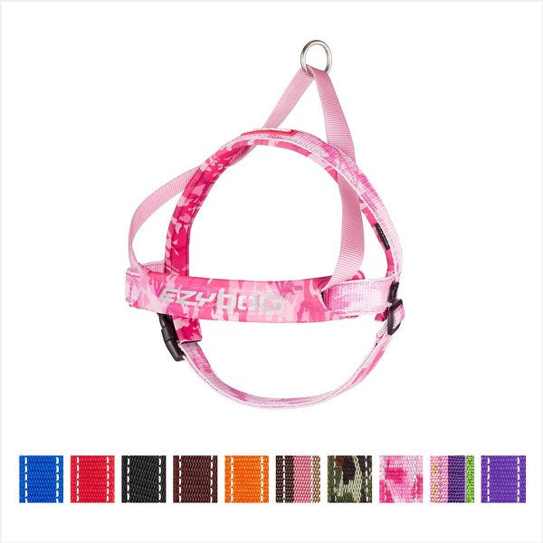 EzyDog Quick Fit Dog Harness, Pink Camo, Large slide 1 of 12