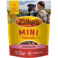 Zuke's Mini Naturals Pork Recipe Training Dog Treats