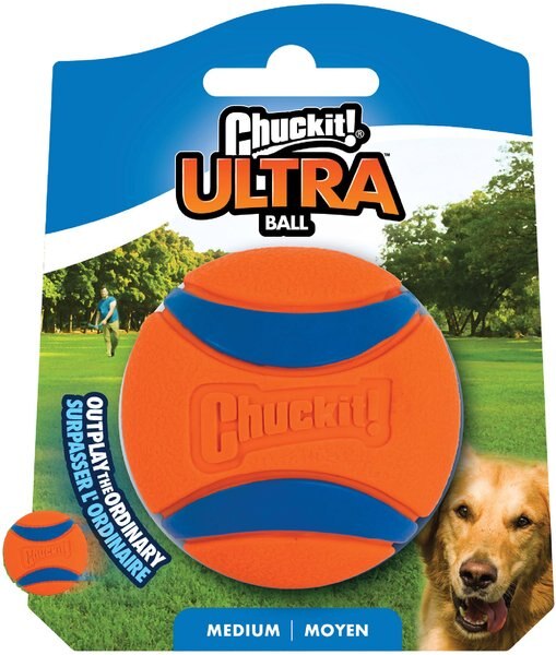 Chuckit! Ultra Rubber Ball Tough Dog Toy, Medium slide 1 of 5