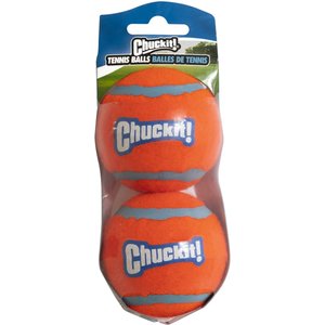Chuckit! Double Pack Dog Tennis Ball Dog Toy, Medium