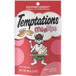 Temptations Mixups Backyard Cookout Cat Treats, 3-oz bag