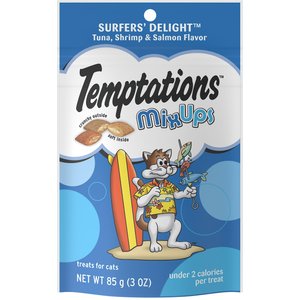 Temptations Mixups Surfers' Delight Cat Treats, 3-oz bag